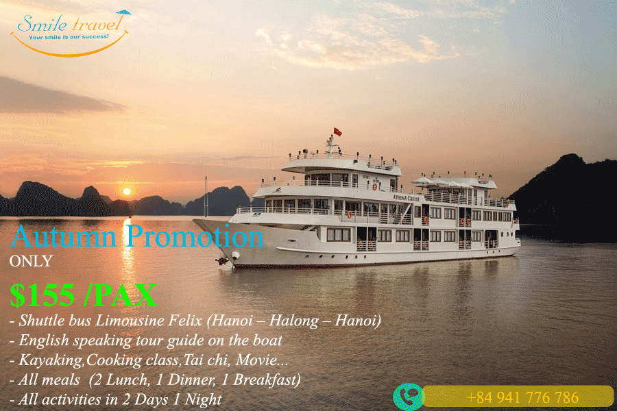 athena luxury cruises halong bay