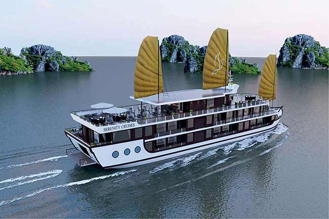 Du thuyền Serenity Cruises đẳng cấp 5 sao