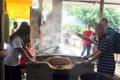 MEKONG DELTA DISCOVERY TOUR INFORMATION: Code tour: PGT-MT1 Group size: 2 - 15 people Pick up: 7:15am – 8:15am Return: 17:30pm Route: HCMC – My Tho - Ben Tre – HCMC Highlight: A trip to Mekong Delta to immerse yourself in the natural beauty and the rich culture of the vibrant southern Delta region. Boating down the river to experience the local life, fishing port, fishing floating house, enjoy the local folk song music and seasonal fresh fruit.