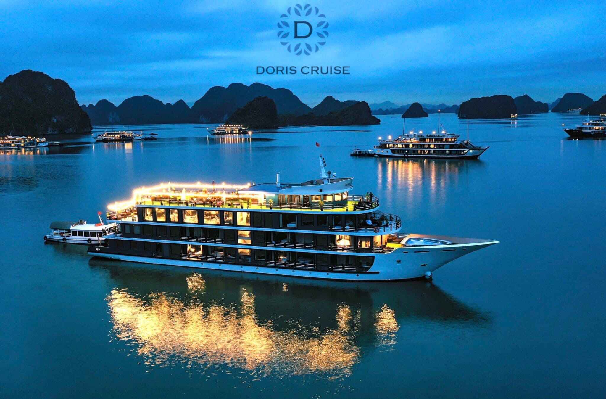 Du thuyền Doris Cruises-Tour 2 Ngày 1 Đêm Có Bể Bơi mới nhất Vịnh Lan Hạ. Hãy trải nghiệm dịch vụ tốt với giá tốt nhất.