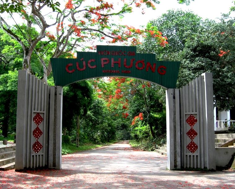 The entrace gate of Cuc Phuong National Park